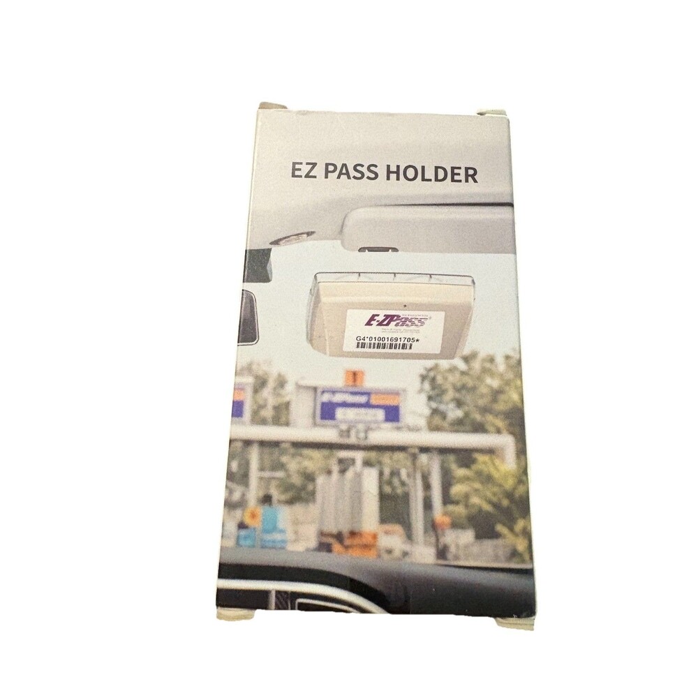 Ez Pass Holder Clear 1 Pack - Super Strong Suction Cups for Windshield, Toll ...